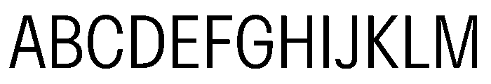 Delphia LightCond Font UPPERCASE