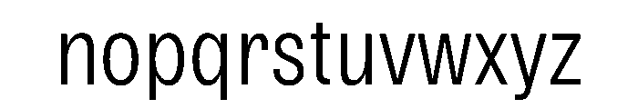 Delphia LightCond Font LOWERCASE
