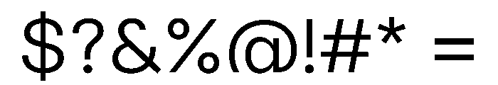 Delphia LightWide Font OTHER CHARS