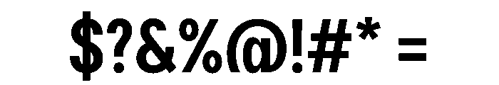 Delphia MediumCond Font OTHER CHARS
