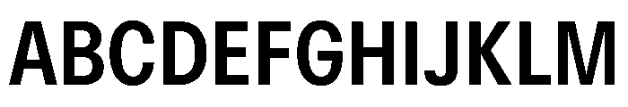 Delphia MediumCond Font UPPERCASE