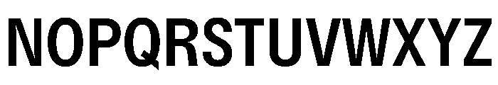Delphia MediumCond Font UPPERCASE