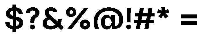 Delphia MediumWide Font OTHER CHARS