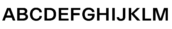 Delphia MediumWide Font UPPERCASE