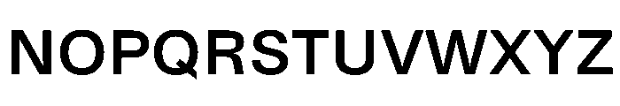 Delphia MediumWide Font UPPERCASE