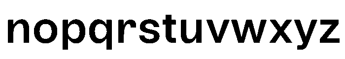 Delphia MediumWide Font LOWERCASE
