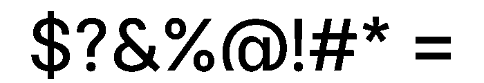 Delphia Regular Font OTHER CHARS