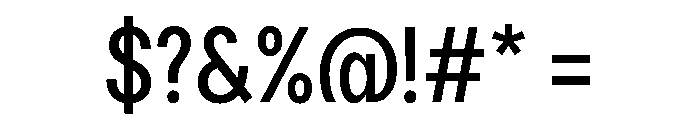 Delphia RegularCond Font OTHER CHARS