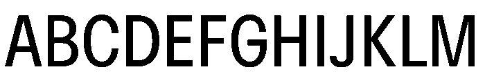 Delphia RegularCond Font UPPERCASE