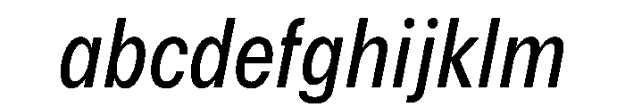 Delphia RegularCondItalic FONT