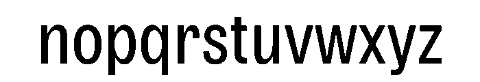 Delphia RegularCond Font LOWERCASE