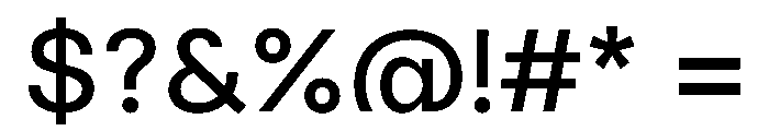 Delphia RegularWide Font OTHER CHARS