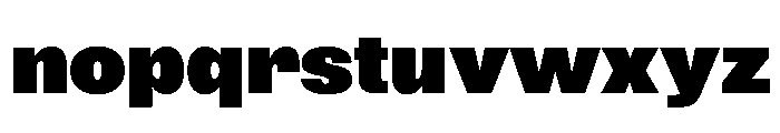 Delphia UltraBlackWide Font LOWERCASE