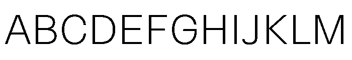 Delphia UltraLight Font UPPERCASE