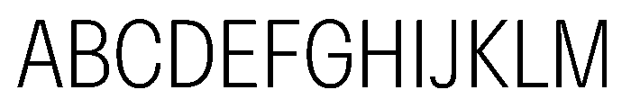 Delphia UltraLightCond Font UPPERCASE