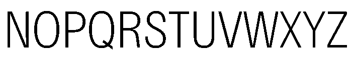 Delphia UltraLightCond Font UPPERCASE
