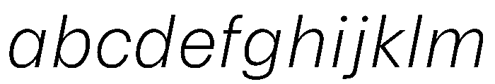 Delphia UltraLightItalic FONT