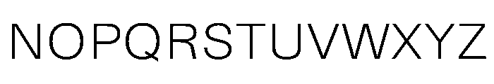Delphia UltraLightWide Font UPPERCASE