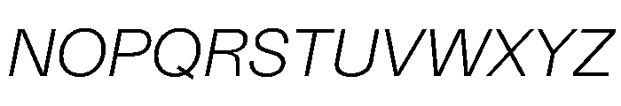 Delphia UltraLightWideItalic F75241c8 Font UPPERCASE