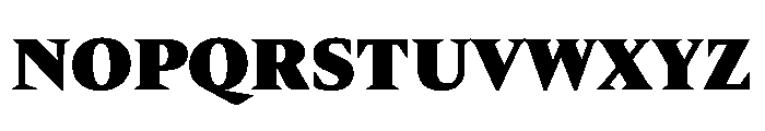 Delusse Black Font UPPERCASE