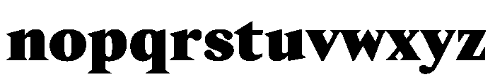 Delusse Black Font LOWERCASE
