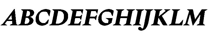 Delusse Bold Italic Font UPPERCASE