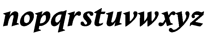 Delusse Bold Italic Font LOWERCASE