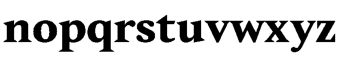 Delusse Bold Font LOWERCASE