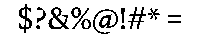 Delusse Regular Font OTHER CHARS