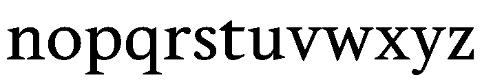 Delusse Regular Font LOWERCASE