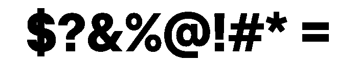 Denim TRIAL Bold Instance Font OTHER CHARS