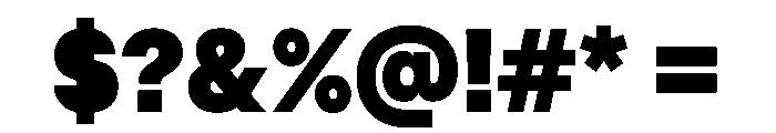 Denim TRIAL Heavy Instance Font OTHER CHARS