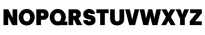 Denim TRIAL Heavy Instance Font UPPERCASE