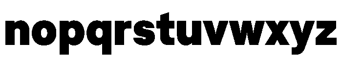 Denim TRIAL Heavy Instance Font LOWERCASE