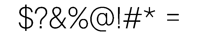 Denim TRIAL Light Instance Font OTHER CHARS