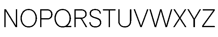 Denim TRIAL Light Instance Font UPPERCASE
