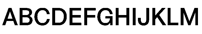 Denim TRIAL Medium Instance Font UPPERCASE