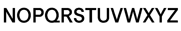 Denim TRIAL Medium Instance Font UPPERCASE
