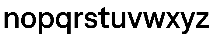 Denim TRIAL Medium Instance Font LOWERCASE