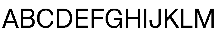 Denim TRIAL Regular Instance Font UPPERCASE