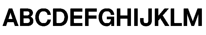 Denim TRIAL SemiBold Instance Font UPPERCASE