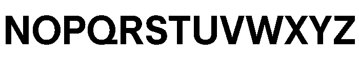 Denim TRIAL SemiBold Instance Font UPPERCASE