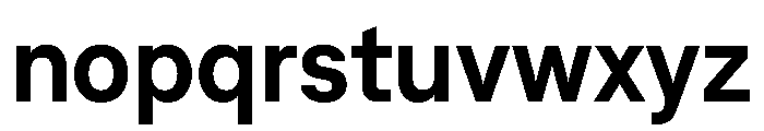 Denim TRIAL SemiBold Instance Font LOWERCASE