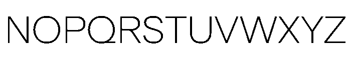 Denim TRIAL WDLight Instance Font UPPERCASE