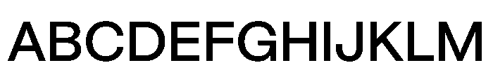 Denim TRIAL WDMedium Instance Font UPPERCASE