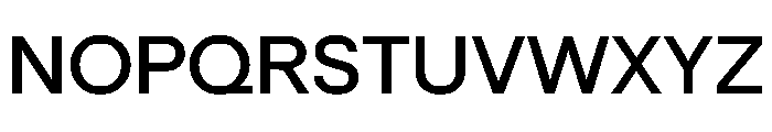 Denim TRIAL WDMedium Instance Font UPPERCASE