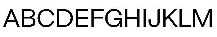 Denim TRIAL WDRegular Instance Font UPPERCASE