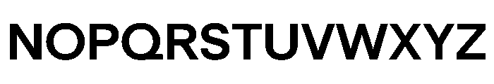 Denim TRIAL WDSemiBold Instance Font UPPERCASE