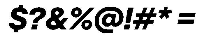 DenimINK TRIAL INKWDBoldItalic Instance Font OTHER CHARS