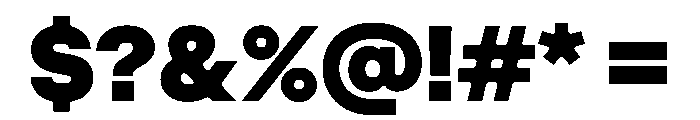 DenimINK TRIAL INKWDHeavy Instance Font OTHER CHARS